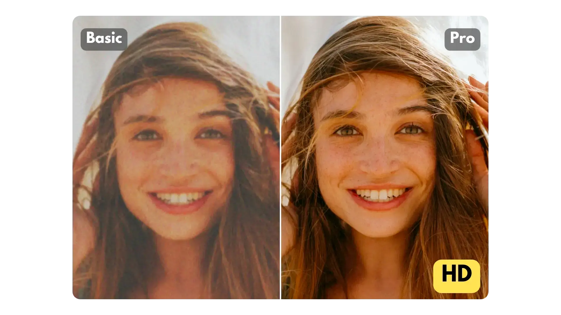 Comparaison d'échange de visage HD 1080