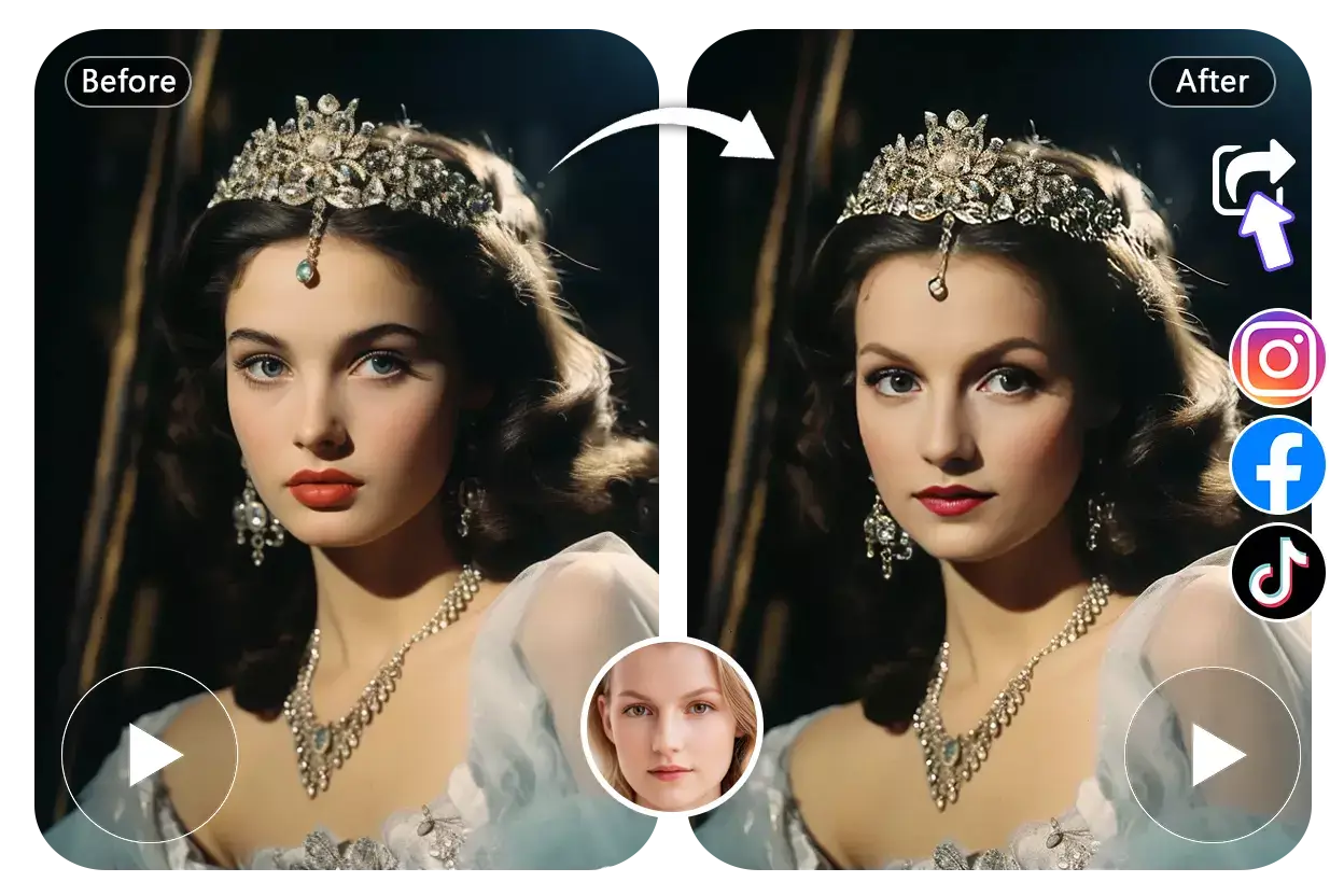 Échange de Visage sur Vidéo par IA Gratuit avec Détection Intelligente